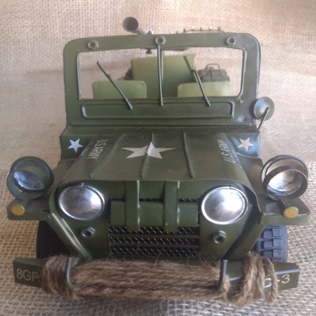 Replica em ferro fundido Jeep Willys U.s Army 1942