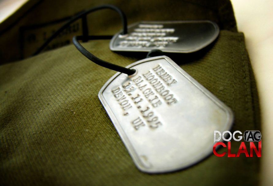Identificação militar dog tag