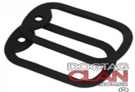 Silenciador protetor de borracha Dog Tag