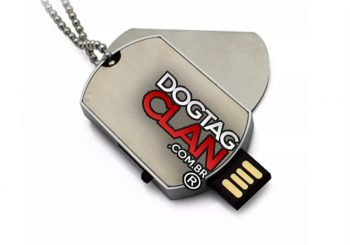 DOG TAG USB com imagem