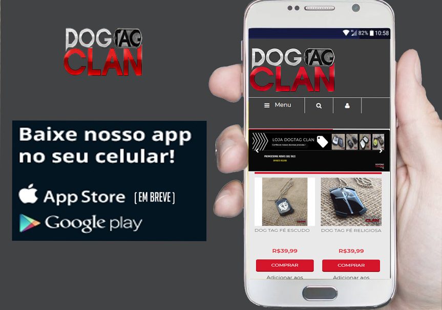 Cupom de Desconto Dogtagclan APP Google Play