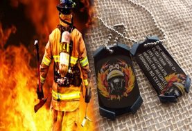 Dog tag Bombeiro Placa de identificação militar