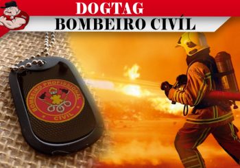 DOG TAG para Bombeiro Civil