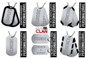 Dog tag com Simbolo