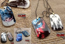 Dog tag com Fotogravação