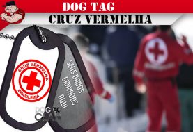 DOG TAG CRUZ VERMELHA