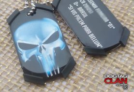 DOG TAG JUSTICEIRO PLATINADO