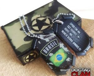 PLACA DE IDENTIFICAÇÃO MILITAR DO EXERCITO
