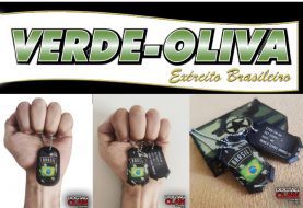 PLACA DE IDENTIFICAÇÃO CAMUFLADA EXÉRCITO