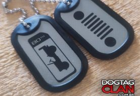 Dog tag chaveiro Jeep